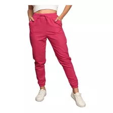 Calça De Linho Feminina Com Cordao Bomber Jogger Top 2018