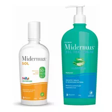 Combo Midermus Protector Solar Niños Fps50 + Post Solar Gel