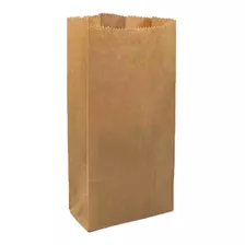 Dk-4 Bolsas Papel Kraft Cafe 12.5x25cm 100pzas Ecologicas 