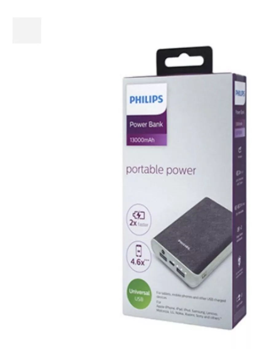 Powerbank Bateria Portatil 13000 Mah Philips - Prophone