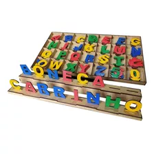 Letras Móveis Brinquedo Pedagógico Alfab/reforço 119 Letras