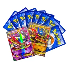 Kit 20 Cartas Pokemon, Mega Ex, Charizard, A Escolher