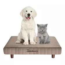 Caminha Pet Cão E Gato Confortavel 100x80cm Grande Ortobom Cor Bege