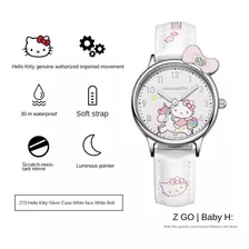 Reloj Infantil Original Y Genuino De Sanrio Hello Kitty Quar