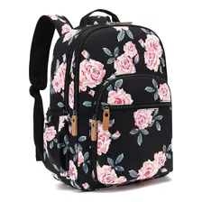 Mochila Escolar Bolsa De Viaje Ninas - Diseno De Rosas