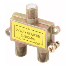 Splitter Divisor Cable Coaxial 2 Salidas Fulgore Fu0630