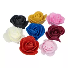 Flores Artificiales Cabezas De 3cm Flores Goma Eva Pack X100