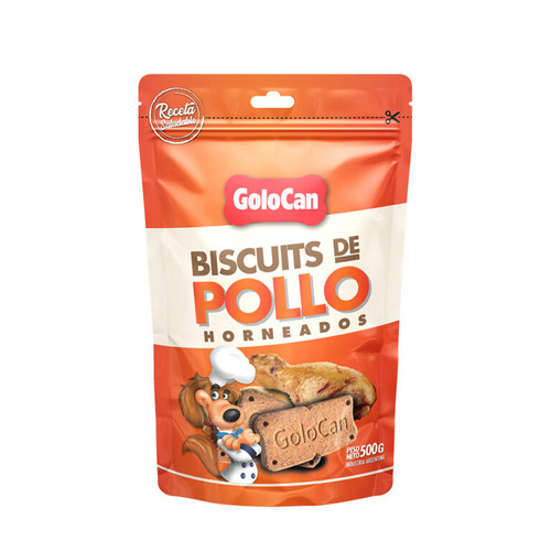 Galletita Perro Biscuits De Pollo X 500 Grs Doy Pack