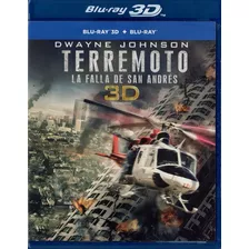 Terremoto La Falla De San Andres Roca Pelicula 3d + Blu-ray