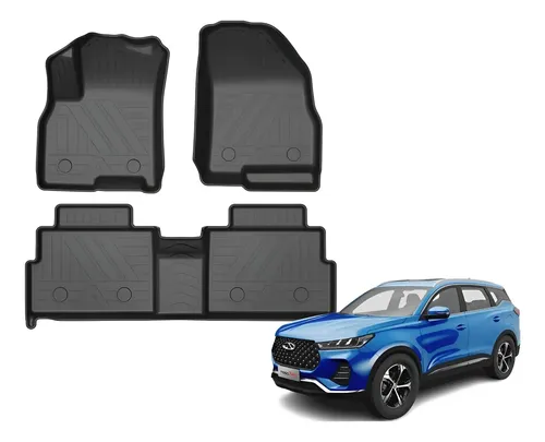 Cubre Pisos Calce Perfecto Tiggo 7pro / 7 Pro MAX  - 3 Piezas Negro