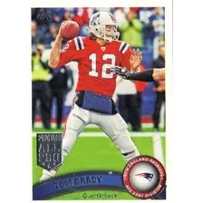  Cartão De Futebol De Tom Brady (new England Patriots) 2011 