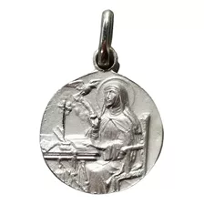 Medalla Plata 925 Santa Rita De Casia #1175 (medallas Nava) 