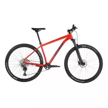 Mountain Bike Caloi Explorer Pro 2023 Aro 29 19 11v Freios De Disco Hidráulico Câmbio Shimano Deore M5100 Cor Vermelho/cinza