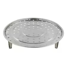 Base Em Inox P/ Cozimento A Vapor Cozinhar E Aquecer Legumes