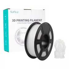 Filamento Pla 1.75 Mm Sunlu 1 Kg Color Blanco