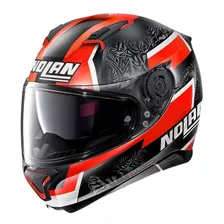 Capacete Nolan N87 G. Replica D. Petrucci 2 (94) Cor Vermelho Tamanho Do Capacete 55/56 (s)