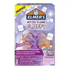 Kit De Slime Fluffy Marca Elmers Original De 147ml Mas 50g