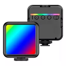 Iluminador W81 Mini Led Rgb Bolsa Pra Câmera Luz Panel 7w