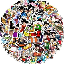 Dragon Ball Z 50 Calcomanias Stickers Contra Agua Anime