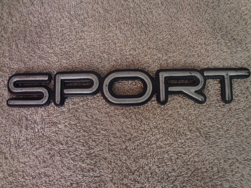 Emblema Camioneta Pontiac Trans Sport Original Usado Foto 3