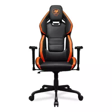 Silla Gamer Cougar Hotrod Ergonómica Color Negro-naranja