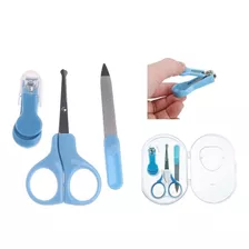 Set Completo Estuche Lima Corta Uñas Tijeras Bebés Niños