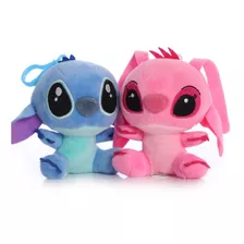 Casal Lilo E Stitch E Angel Namorados Disney Pelúcia 12cm