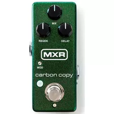 Mxr M299 Mini Carbon Copy Analog Delay Pedal Color Verde