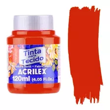 Tinta P/tecido 120ml.vermelho Tomate 583