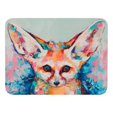 Mouse Pad Zorro Arte De Animales - 17cm X 21cm D82