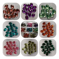 Chaton Oval 10x14mm Acrílico Sem Furo Para Colagem 200 Pcs