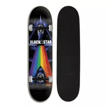 Skate Semi Pro Black Star Roda 53mm Truck 129mm Suporta 110k