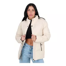 Campera Inflada Mujer Capucha Desmontable Oldtown Polo