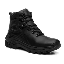 Bota Coturno Adventure Masculino Couro Original Ref. 05