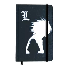 Caderno Com Elástico Death Note L Anime Oferta Sketchbook