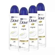 Kit 4 Desodorante Dove Original Antitranspirante 150ml