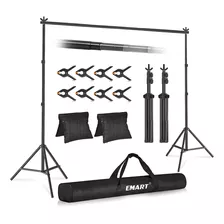 Emart Foto Video Studio Sistema De Soporte De Telón Y Luces