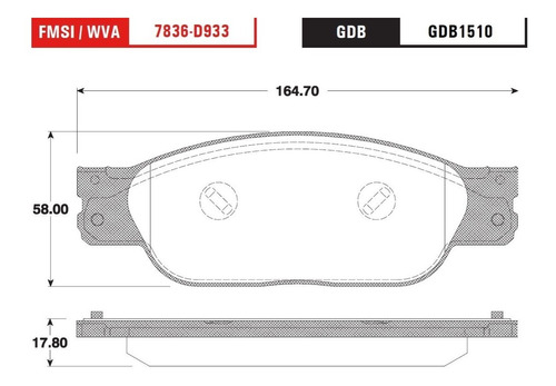 Balatas Trw Jaguar S-type 2003-2006 Delantero Foto 2