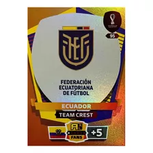 Cartas Adrenalyn Qatar 2022 - Team Ecuador.