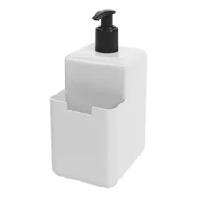 Dispenser Porta Detergente Bucha 500 Ml Single Coza Cor Branco