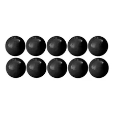 10 Bolas Lisas Mata Mata 50 Mm Preta Bilhar Sinuca Snooker