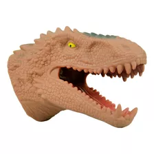Cabeça Dinossauro Brinquedo Tiranossauro Rex Grande Para Mão
