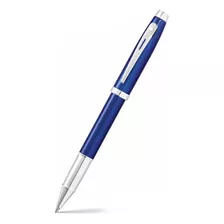 Bolígrafo Sheaffer 100 De Laca Azul Brillante Con Pulidor