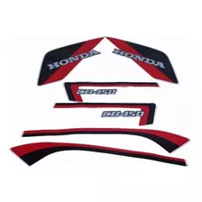 Kit Adesivos Honda Cb 450 1986 Branca - Lb00191