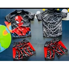 Conjunto De 2 Piezas Playera Y Short, Spiderman Hombre Araña