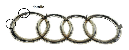 Emblema Original Cromado Audi A6 A7 Q3 Q5 Con Detalle 605b Foto 3