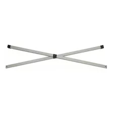 2 Peças Haste Barra 97cm Retangular Aço Metal Articulação 1x Conserto Reparo Tenda Gazebo Dobrável Sanfona 3x3 Mor Flex