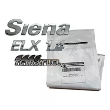 Emblemas Siena Elx 1.4 E Adesivo Tetrafuel Originais Fiat