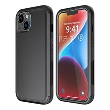 Funda Para iPhone 14 Case + Protector De Pantalla Cámara Vid