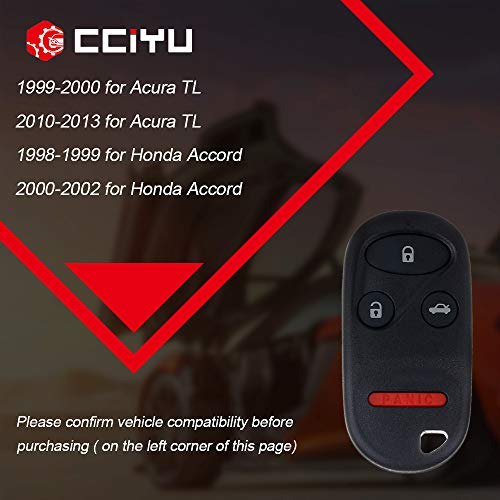 Remote Key Fob 1999-2003 Fit For Acura Tl 3.2l 1998-200... Foto 2